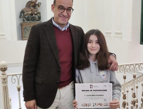Participación de una alumna de 6º en el Pleno Infantil de Cáceres